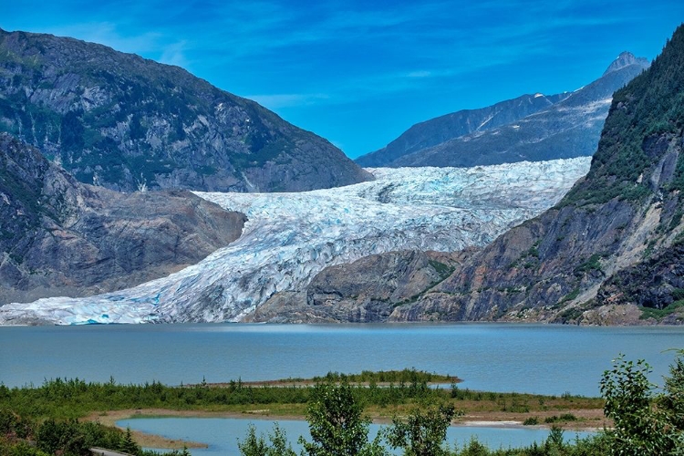 Picture of MENDENHALL GLACIER AND LAKE-JUNEAU-ALASKA-USA