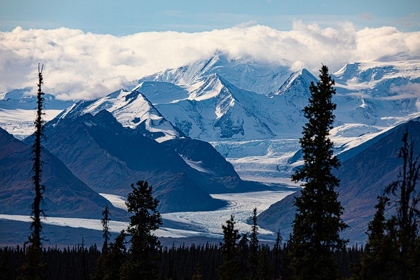 Picture of GLENN HIGHWAY-KNIK GLACIER-CHUGACH MOUNTAINS-ALASKA-USA
