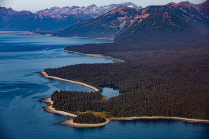 Picture of LAKE CLARK NATIONAL PARK AND PRESERVE-KACHEMAK BAY-ALASKA-AERIAL LANDSCAPE AND MOUNTAINS