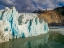 Picture of ALASKA-TRACY ARM-FORDS TERROR WILDERNESS-AERIAL VIEW OF CREVASSED BLUE FACE OF DAWES GLACIER 