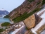 Picture of ALASKA-TRACY ARM-FORDS TERROR WILDERNESS-WATERFALL FLOWING DOWN CLIFF SIDE ALONG ENDICOTT ARM