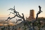 Picture of ARIZONA-GRAND CANYON NATIONAL PARK-SUNRISE AT THE DESERT VIEW WATCHTOWER
