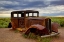 Picture of RUSTY OLD 1931 STUDEBAKER AT THE PAINTED FOREST NATIONAL PARK-ARIZONA-USA