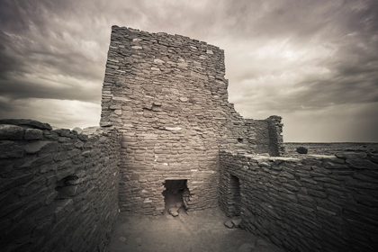 Picture of APPROACHING STORM OVER WUKOKI RUIN-WUPATKI NATIONAL MONUMENT-ARIZONA