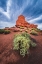 Picture of EVENING LIGHT ON WUKOKI RUIN-WUPATKI NATIONAL MONUMENT-ARIZONA