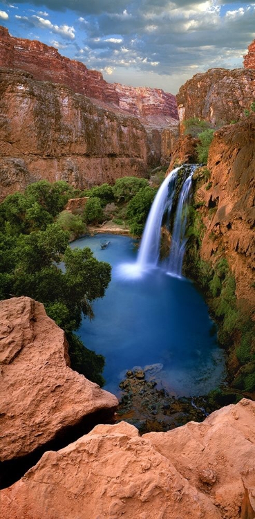 Picture of HAVASU FALLS AT THE BOTTOM OF THE GRAND CANYON