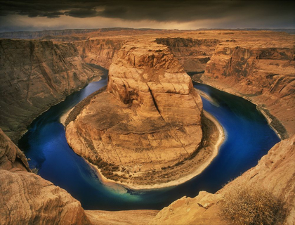Picture of HORSESHOE BEND OF COLORADO RIVER IN MARBLE CANYON ON ITS WAY TO THE GRAND CANYON