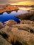 Picture of SUNSET OVER LAKE POWELL IN NORTHERN ARIZONA