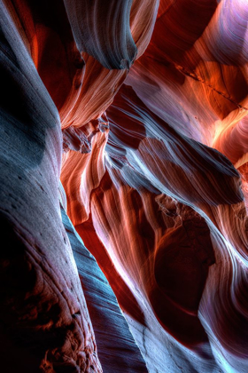 Picture of ANTELOPE CANYON-A SLOT CANYON NEAR PAGE IN NORTHERN ARIZONA