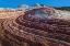 Picture of SWIRLS OF COLORED SANDSTONE IN THE WHITE POCKETS AREA IN NORTHERN ARIZONA