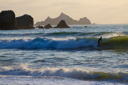 Picture of SURFING ROCKAWAY BEACH-PACIFICA-CALIFORNIA-USA