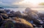 Picture of SUNSET ON MUIR BEACH-MARIN COUNTY-CALIFORNIA-USA