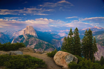Picture of HALF DOME FROM GLACIER POINT-YOSEMITE NATIONAL PARK-CALIFORNIA-USA