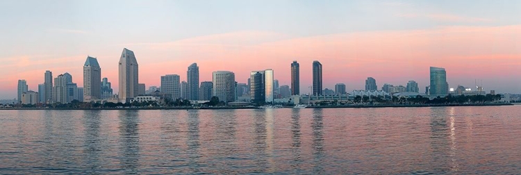 Picture of CALIFORNIA-SAN DIEGO PANORAMA OF THE SAN DIEGO SKYLINE AS SEEN FROM THE CORONADO PENINSULA