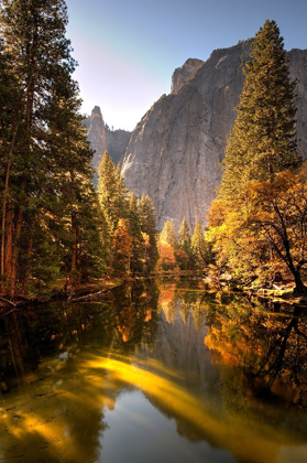 Picture of MERCED RIVER FLOWS THROUGH CALIFORNIAS YOSEMITE NATIONAL PARK