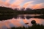 Picture of COLORADO-ROCK MOUNTAIN NATIONAL PARK SUNRISE REFLECTION IN SPRAGUE LAKE 