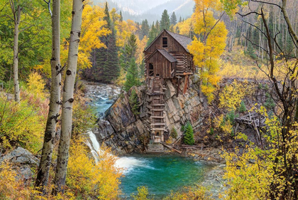 Picture of FALL AT THE CRYSTAL MILL NEAR MARBLE-COLORADO IN THE ROCKY MOUNTAINS