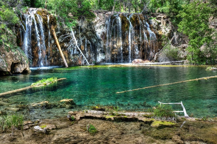 Picture of LUSH AND BEAUTIFUL HANGING LAKE NEAR GLENWOOD SPRINGS IN THE COLORADO ROCKY MOUNTAINS