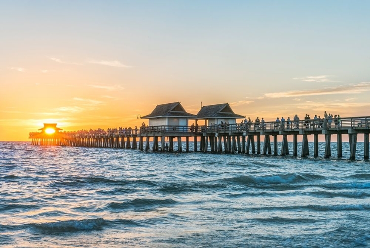 Picture of FLORIDA-NAPLES-NAPLES PIER SUNSET