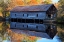 Picture of GEORGIA-COVERED BRIDGE AND GRIST MILL IN THE FALL