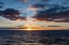 Picture of SUNSET OVER THE PACIFIC OCEAN FROM TOUR BOAT IN KAUAI-HAWAII-USA