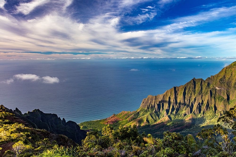 Picture of THE NAPALI COAST WILDERNESS AT KOKEE STATE PARK IN KAUAI-HAWAII-USA