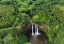 Picture of AERIAL VIEW OF WAILUA FALLS IN KAUAI-HAWAII-USA