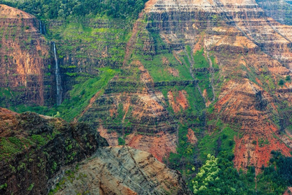 Picture of WAIPOO WATERFALL IN WAIMEA CANYON STATE PARK IN KAUAI-HAWAII-USA