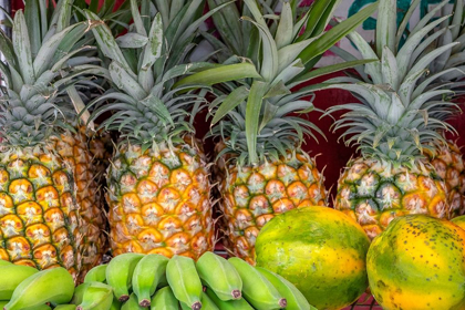 Picture of FRESH FRUIT AT THE MARKET-KAUAI-HAWAII-USA