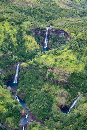 Picture of WATERFALLS IN WAIMEA CANYON STATE PARK-KAUAI-HAWAII-USA