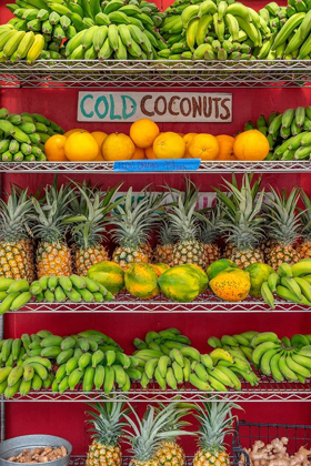 Picture of FRESH FRUIT AT THE MARKET-KAUAI-HAWAII-USA