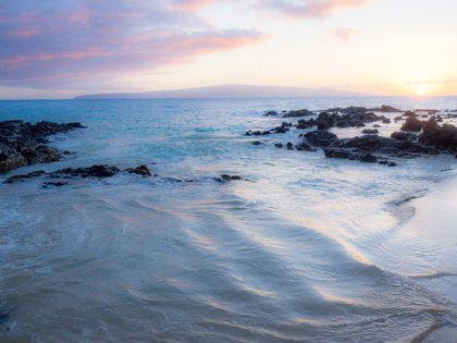 Picture of HAWAII-MAUI-MAKENA AND HIDDEN BEACH AT SUNSET