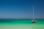 Picture of HAWAII-OAHU-LANIKAI BEACH WITH TROPICAL BLUE WATER AND ISLANDS OFF SHORE