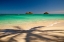 Picture of HAWAII-OAHU-LANIKAI BEACH WITH TROPICAL BLUE WATER AND ISLANDS OFF SHORE