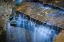 Picture of ROCKY LEDGES WITH WATERFALL IN CLIFTY CREEK PARK-INDIANA
