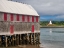 Picture of MAINE-LUBEC MULHOLLAND POINT LIGHTHOUSE AS SEEN FROM THE TOWN OF LUBEC-MAINE