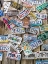 Picture of MAINE LICENSE PLATES ON OLD WALL IN BAR HARBOR