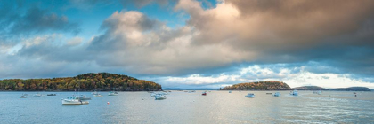 Picture of MAINE-MT DESERT ISLAND-BAR HARBOR-VIEW OF FRENCHMAN BAY-AUTUMN