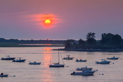 Picture of NEW ENGLAND-MASSACHUSETTS-IPSWICH-SUNRISE OVER GREAT NECK