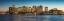 Picture of NEW ENGLAND-MASSACHUSETTS-BOSTON-CITY SKYLINE FROM BOSTON HARBOR-DUSK