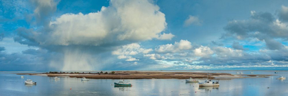 Picture of NEW ENGLAND-MASSACHUSETTS-CAPE COD-CHATHAM-CHATHAM HARBOR-DUSK