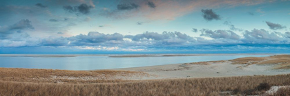 Picture of NEW ENGLAND-MASSACHUSETTS-CAPE COD-CHATHAM-CHATHAM LIGHT BEACH-DUSK