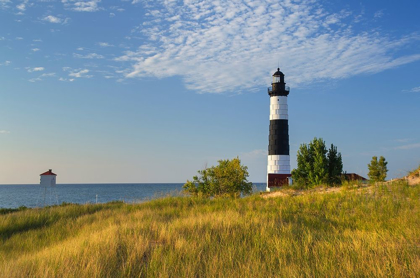 Picture of BIG SABLE POINT LIGHTHOUSE ON THE EASTERN SHORE OF LAKE-MICHIGAN LUDINGTON STATE PARK-MICHIGAN