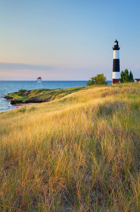 Picture of BIG SABLE POINT LIGHTHOUSE ON THE EASTERN SHORE OF LAKE-MICHIGAN LUDINGTON STATE PARK-MICHIGAN