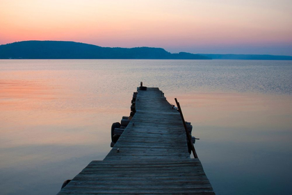 Picture of MUNISING BAY SUNSET-MICHIGAN-USA