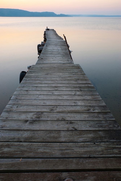 Picture of MUNISING BAY SUNSET-MICHIGAN-USA