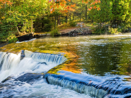 Picture of US-MICHIGAN-UPPER PENINSULA REFLECTIONS ON BOND FALLS