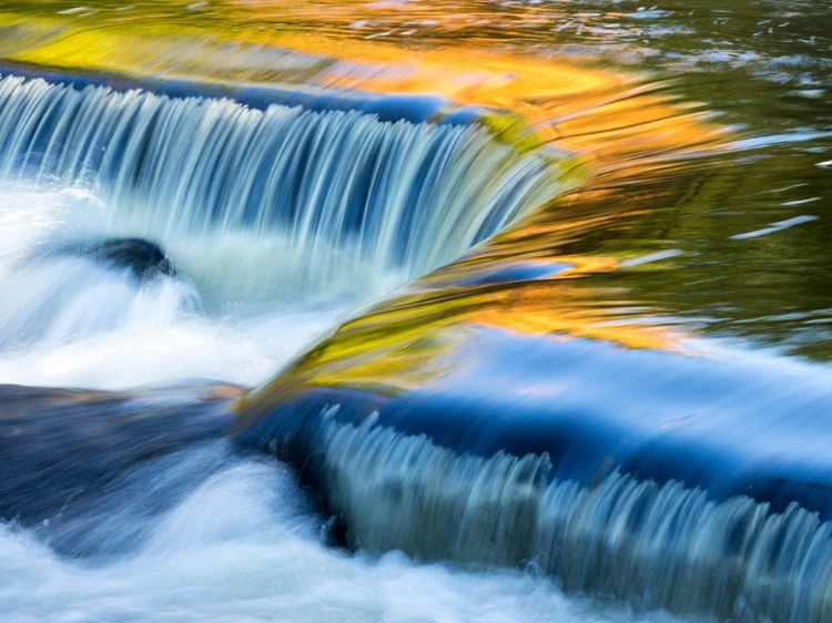 Picture of US-MICHIGAN-UPPER PENINSULA REFLECTIONS ON BOND FALLS