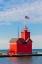 Picture of HOLLAND LIGHTHOUSE (BIG RED) ON LAKE MICHIGAN-HOLLAND-MICHIGAN