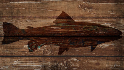 Picture of FISH SILHOUETTE ON WOOD